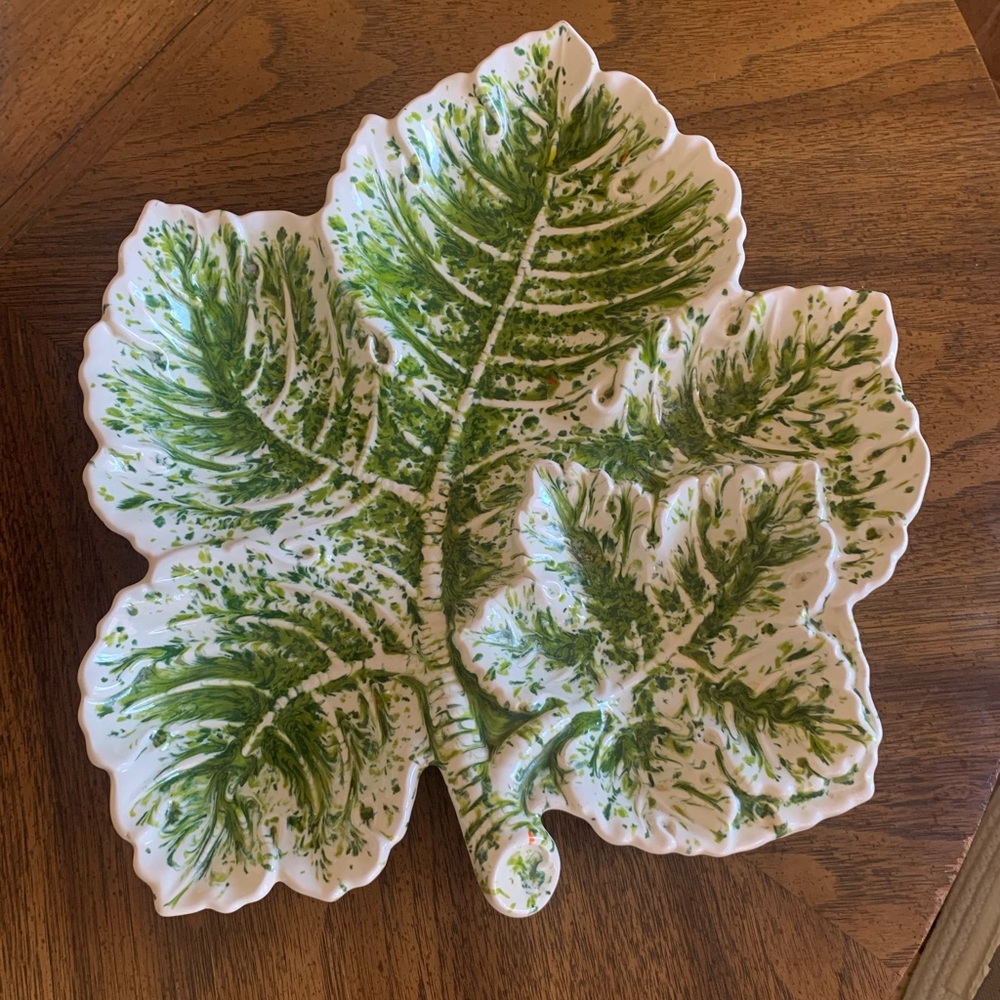 Vintage chip and dip platter